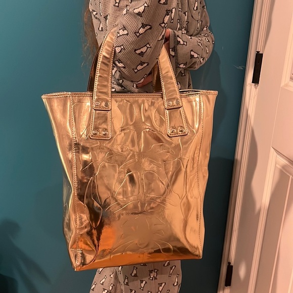 Alexander McQueen -MCQ metallic Tote - Picture 6 of 17